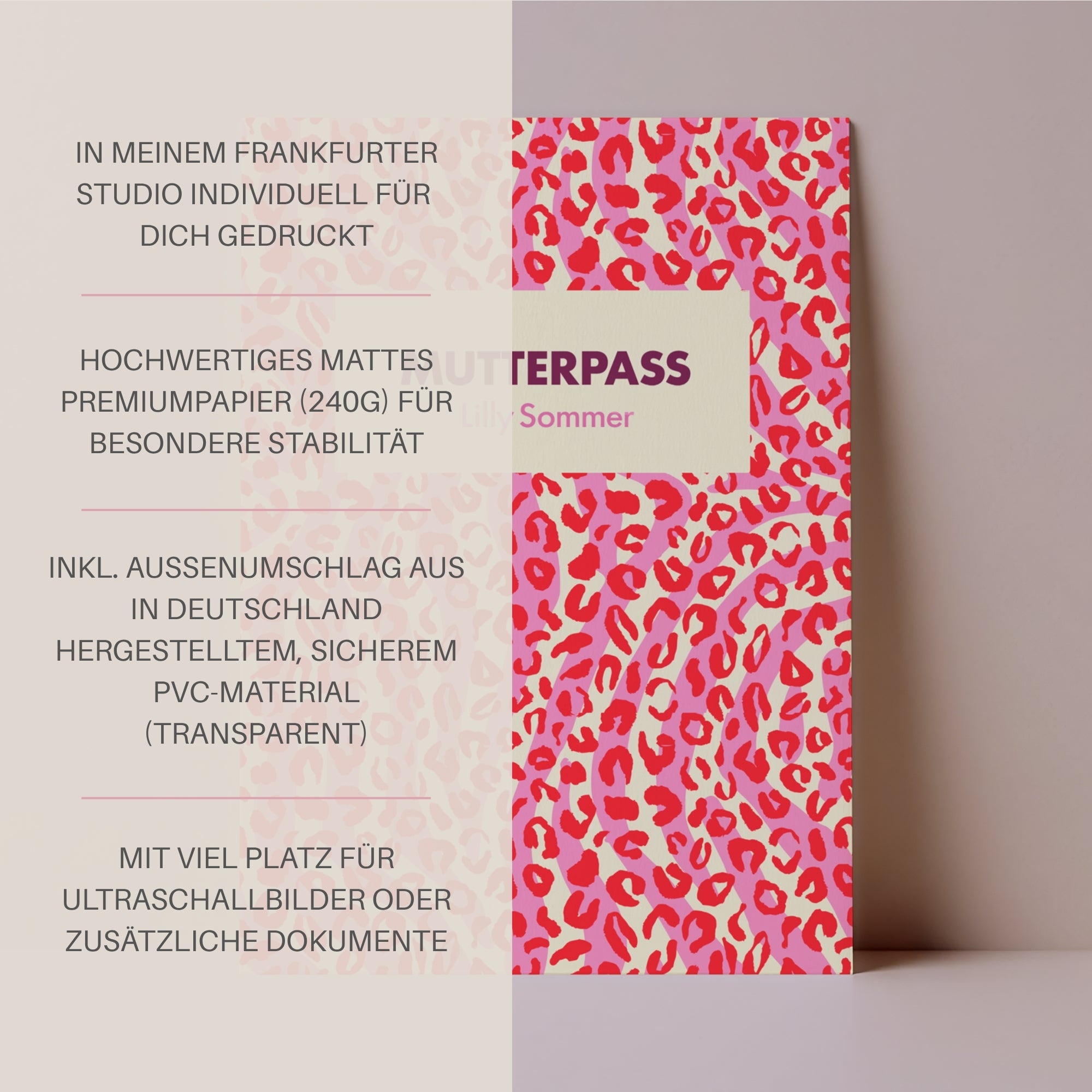 Mutterpasshülle Noemi I personalisierbar