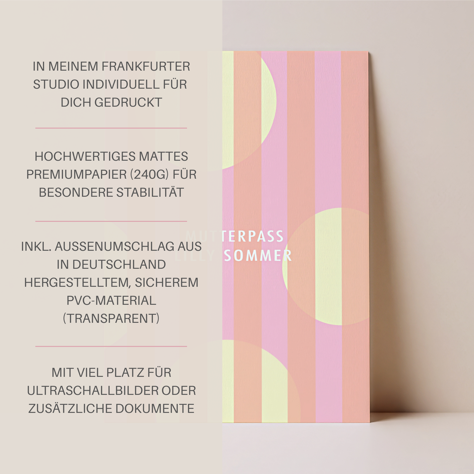 Mutterpasshülle Luana I personalisierbar