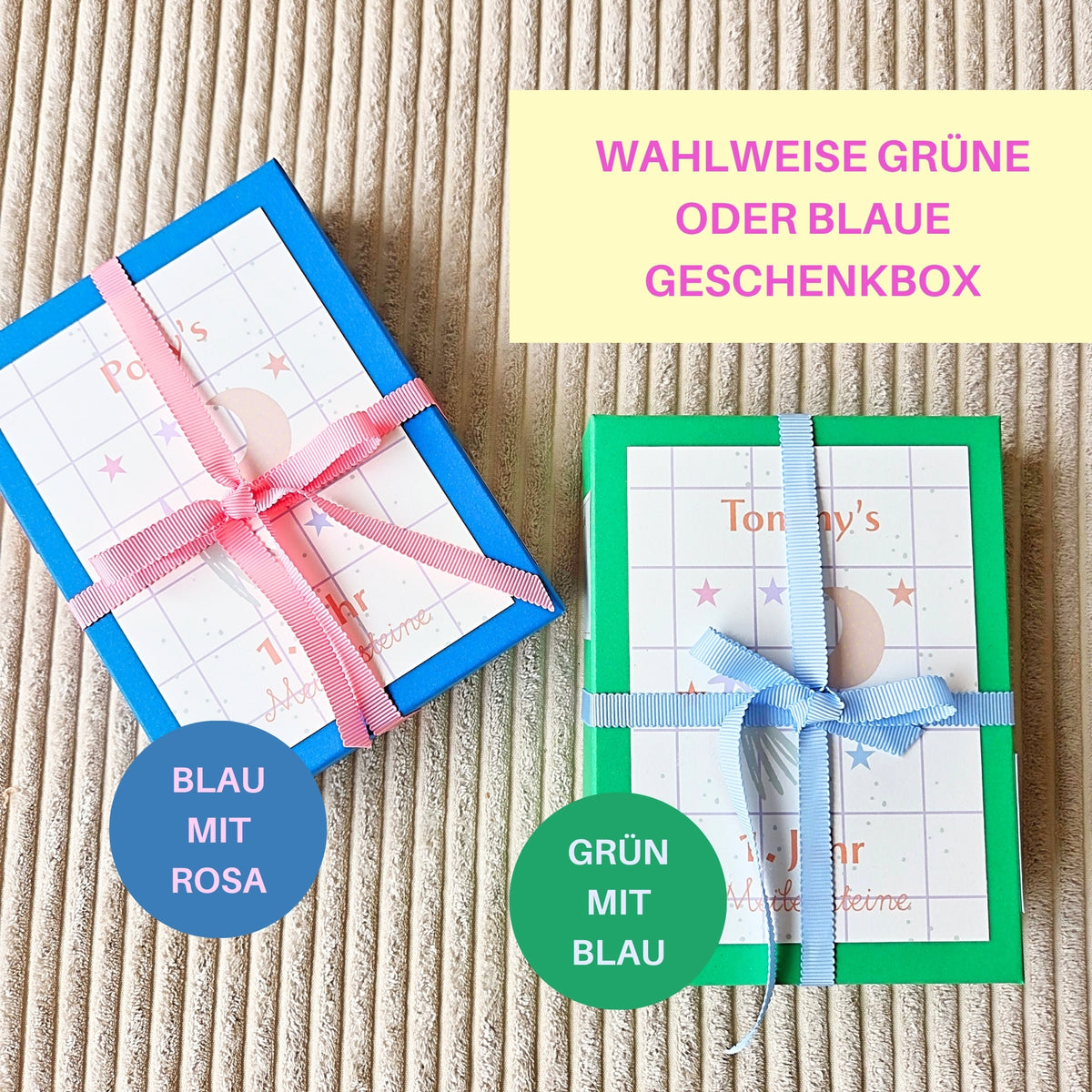 Meilensteinkarten Classic I personalisierbar