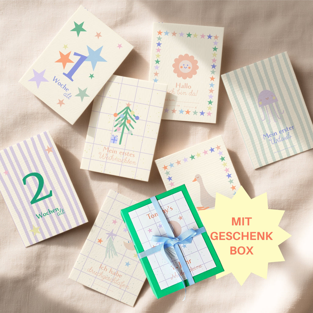 Meilensteinkarten Classic I personalisierbar