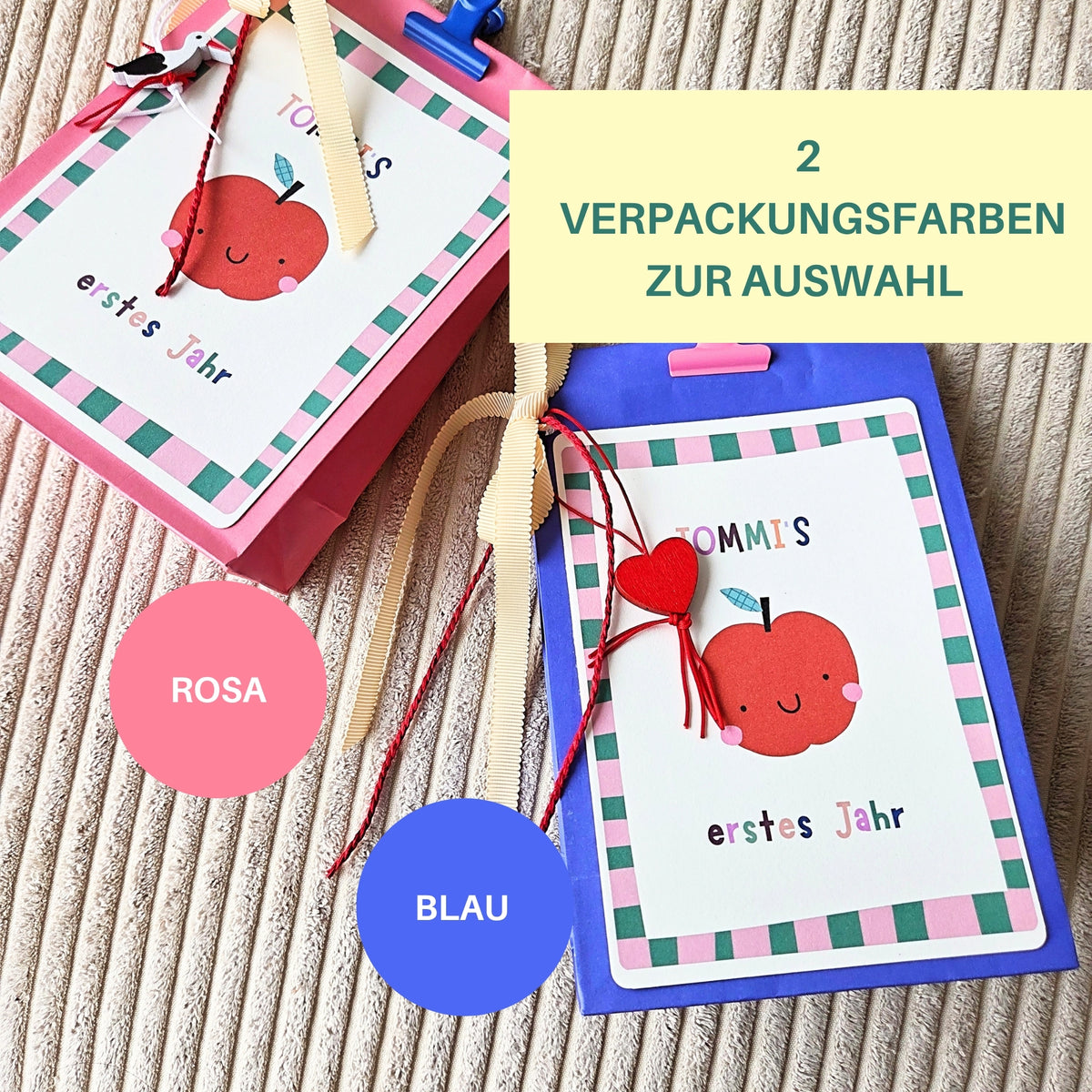 Meilensteinkarten Color I personalisierbar