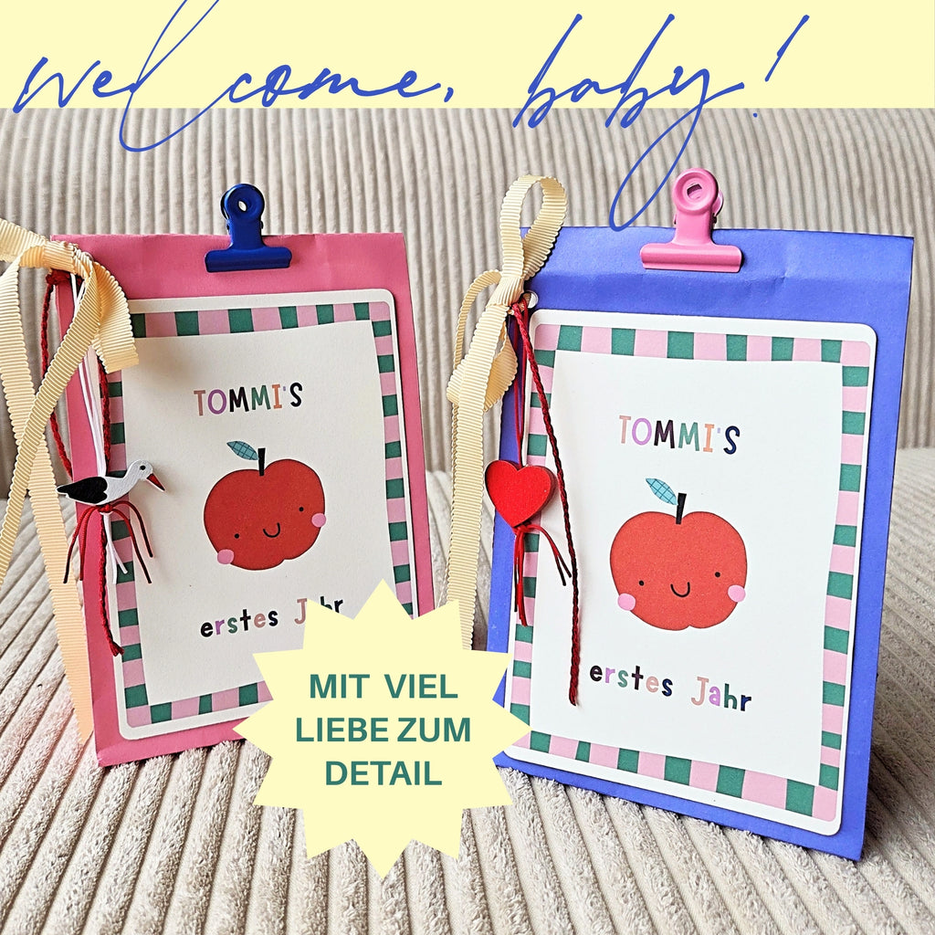Meilensteinkarten Color I personalisierbar
