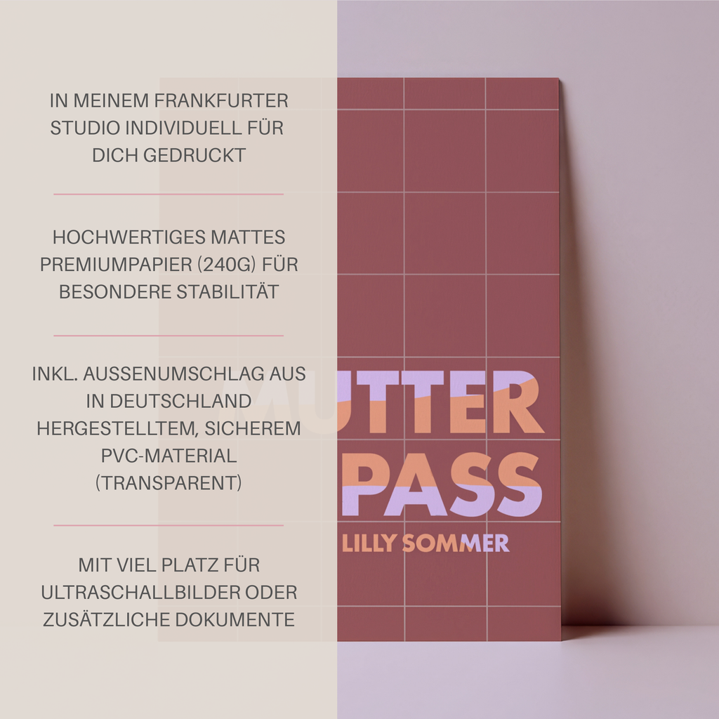 Mutterpasshülle Cosma I personalisierbar