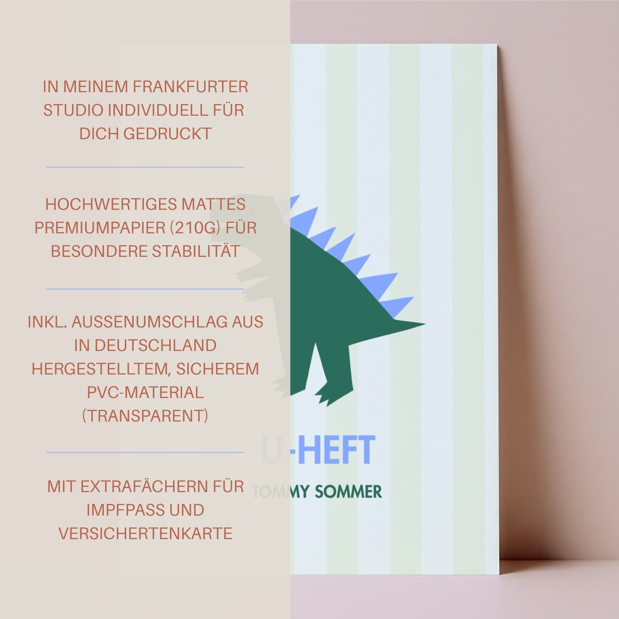 U-Heft Hülle Loui I personalisierbar
