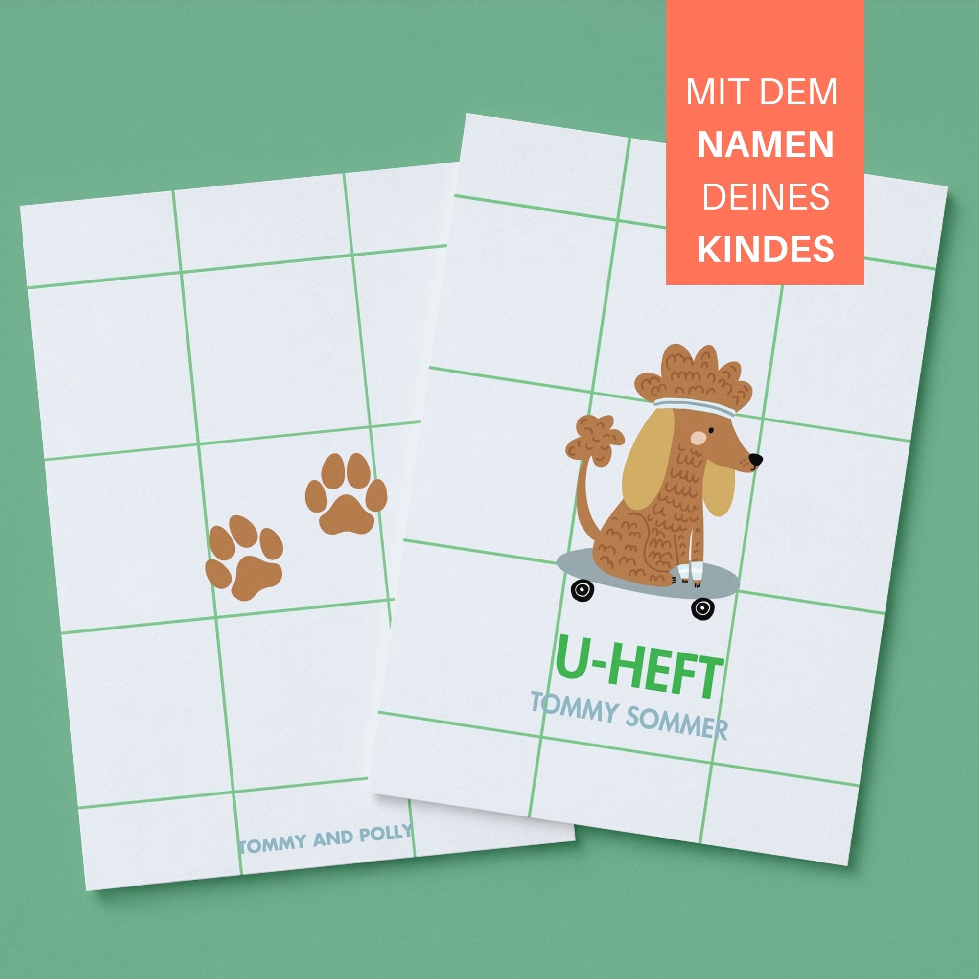 U-Heft Hülle Toni I personalisierbar