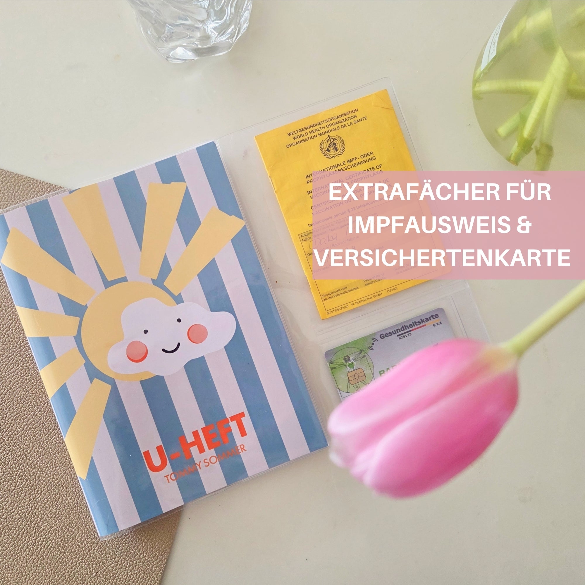 U-Heft Hülle Sunny I personalisierbar
