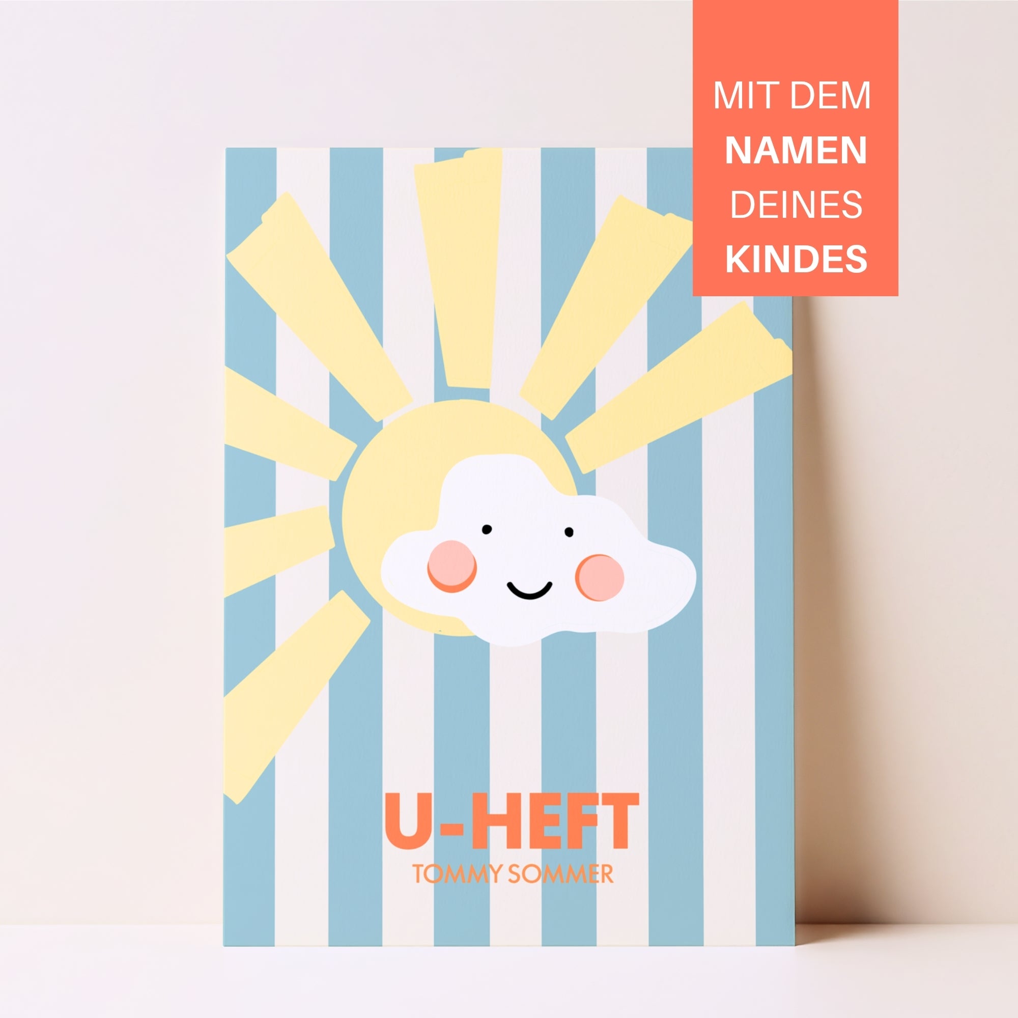 U-Heft Hülle Sunny I personalisierbar