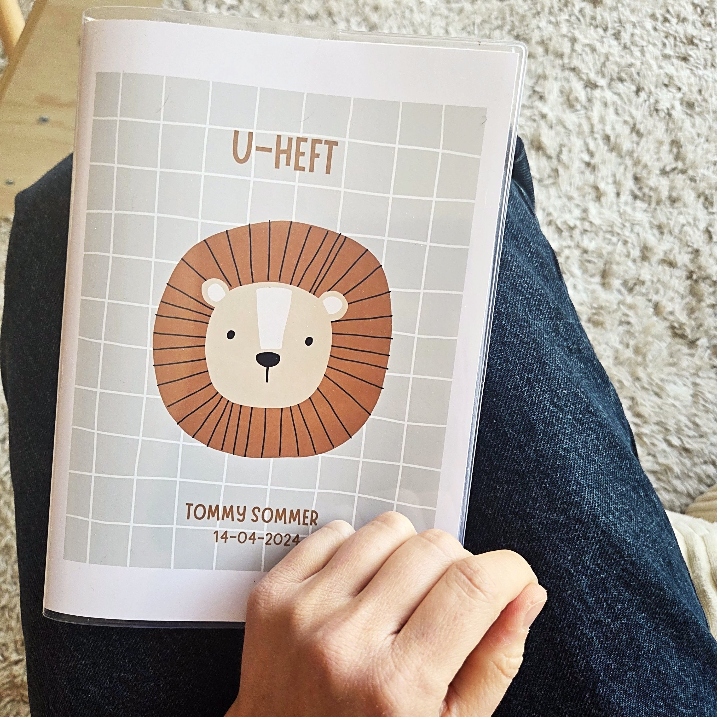 U-Heft Hülle Löwe I personalisierbar