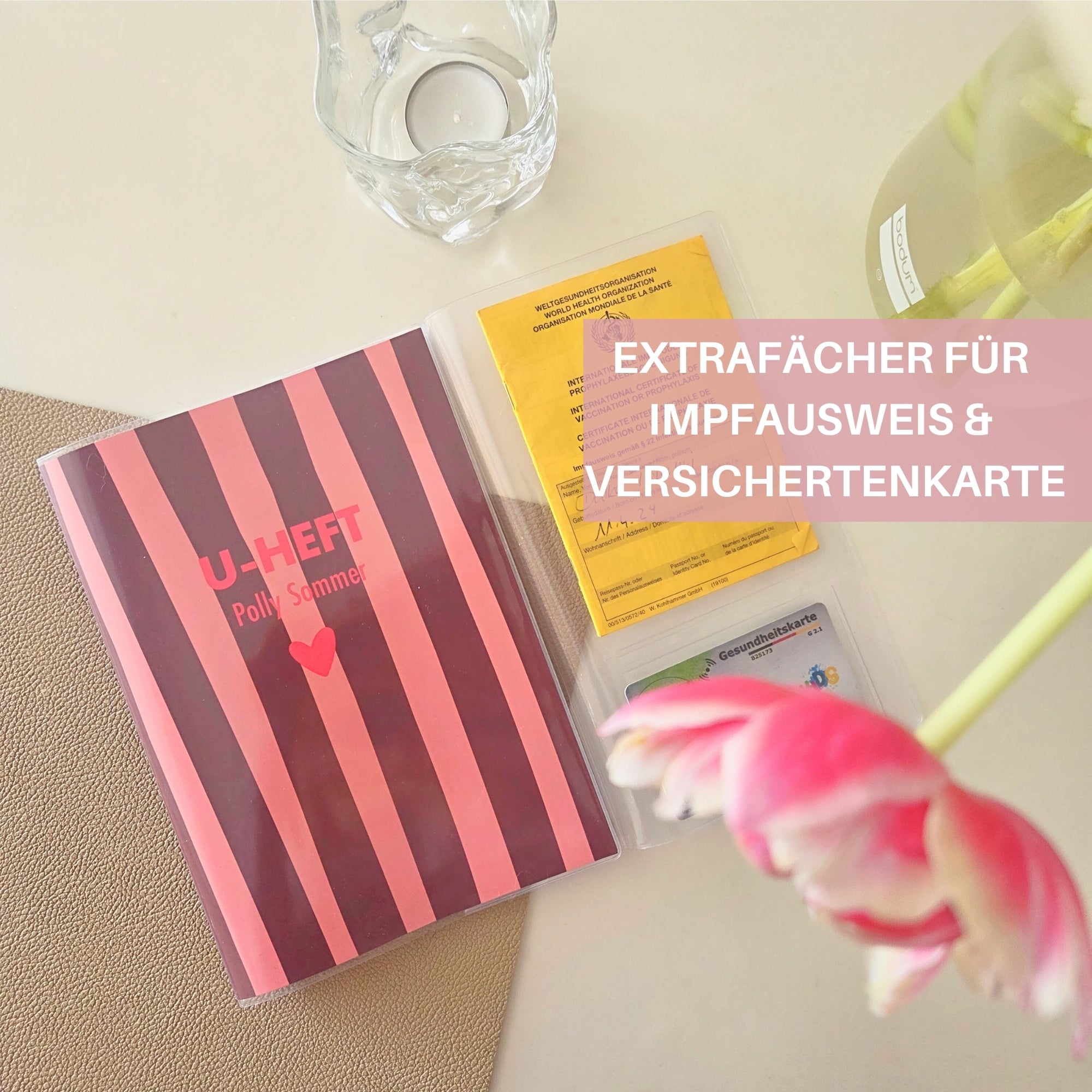 U-Heft Hülle Luna I personalisierbar