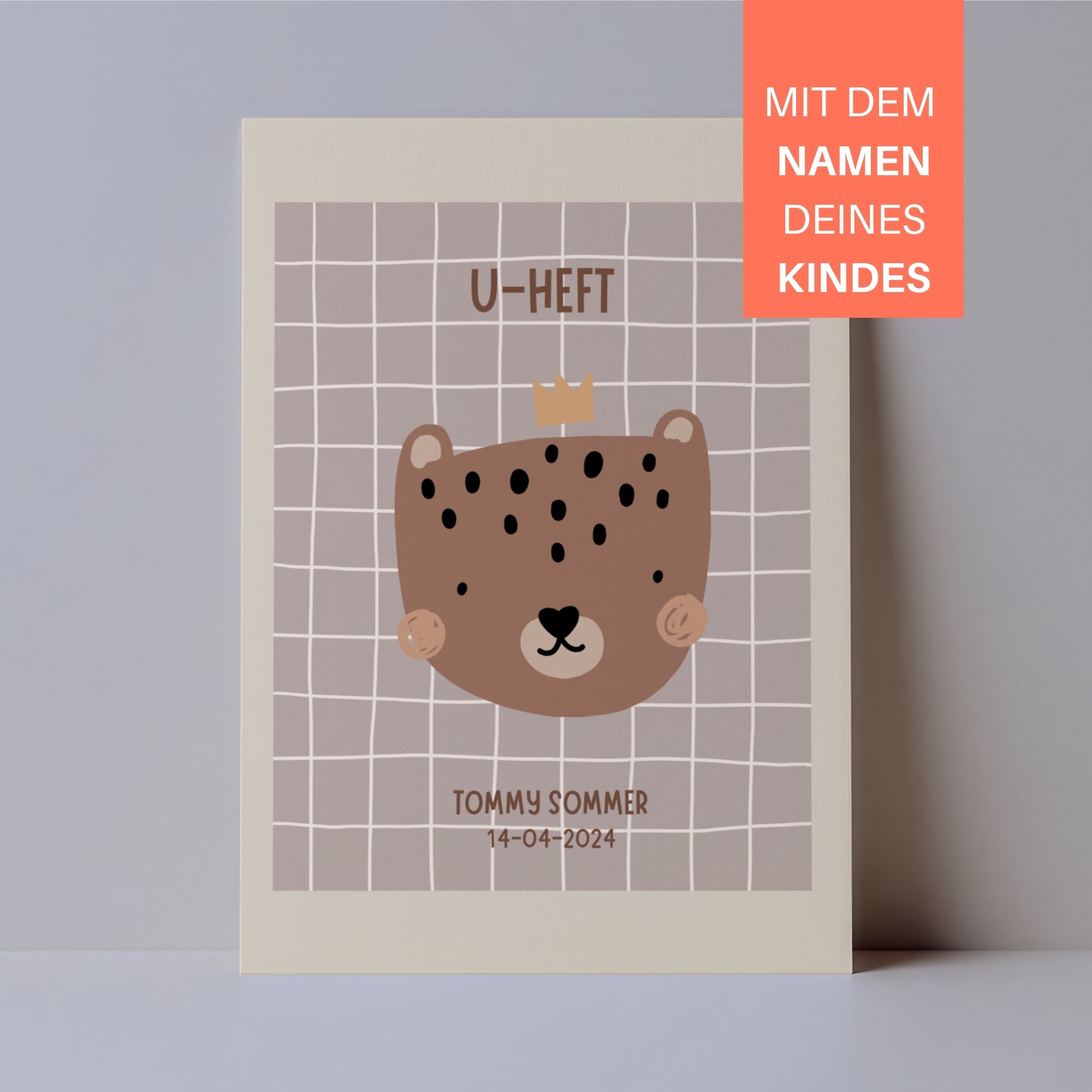 U-Heft Hülle Leo I personalisierbar