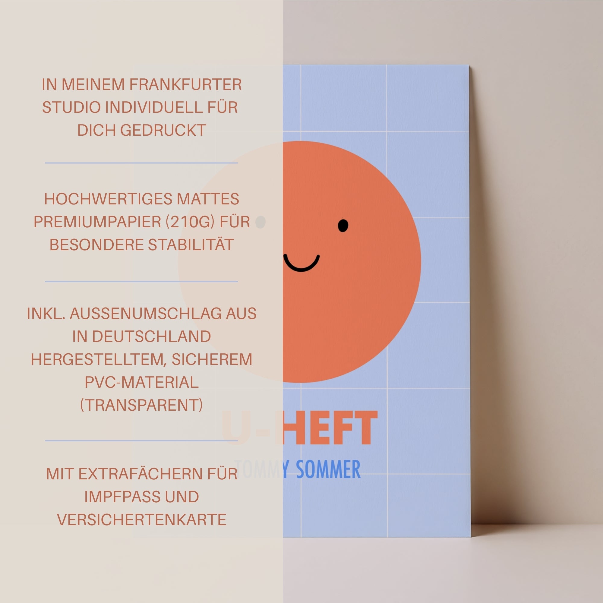 U-Heft Hülle Maxie I personalisierbar