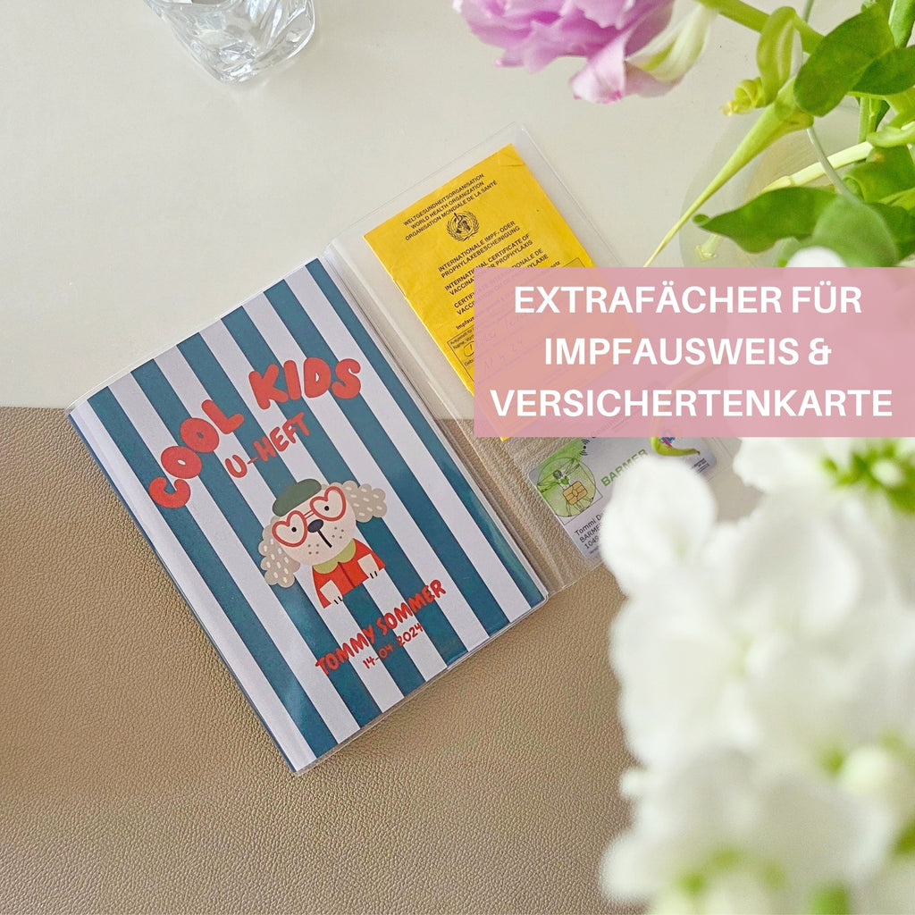 U-Heft Hülle Cool Dog I personalisierbar