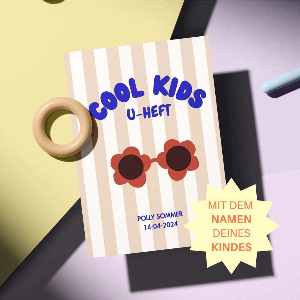 U-Heft Hülle Sunglasses I personalisierbar
