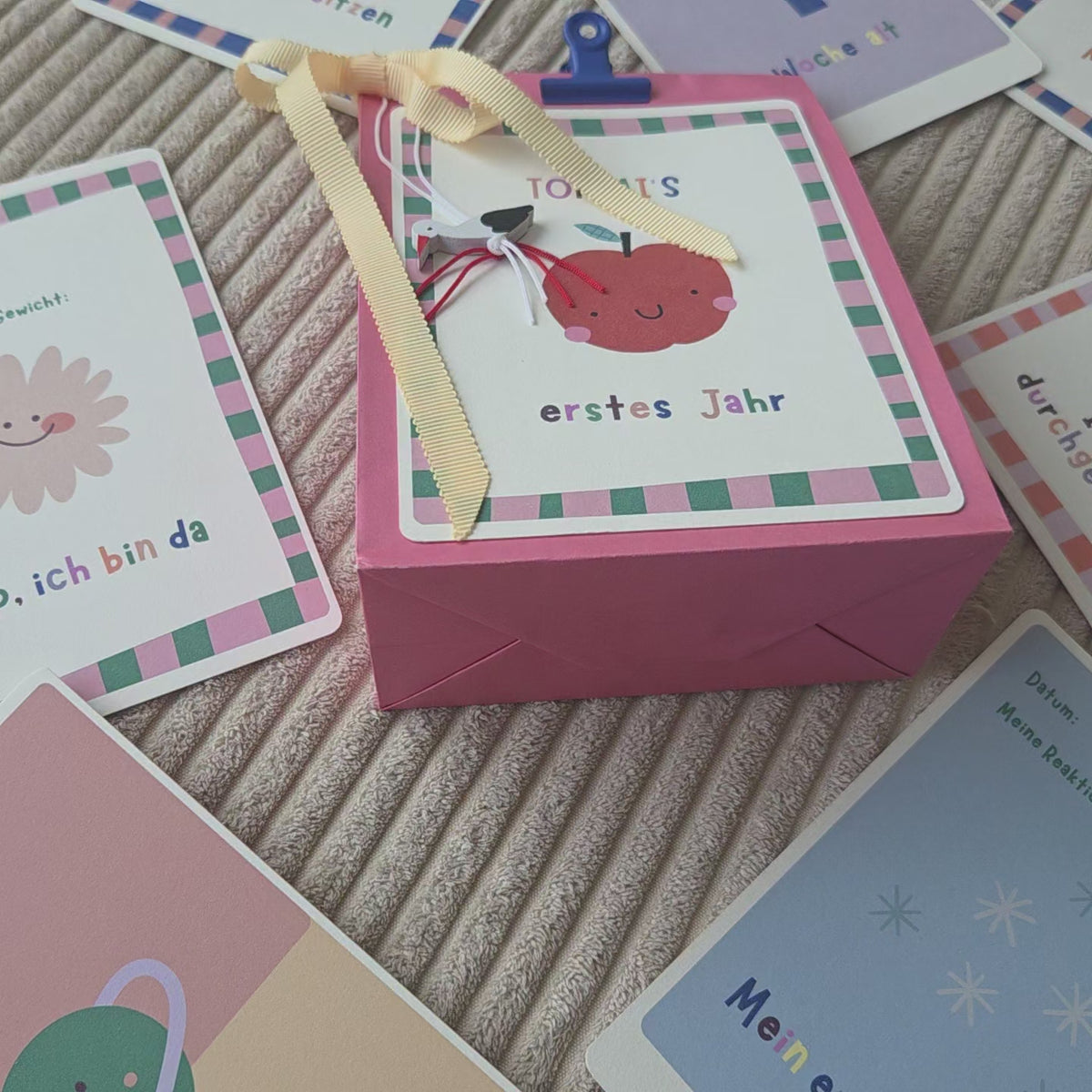 Meilensteinkarten Color I personalisierbar